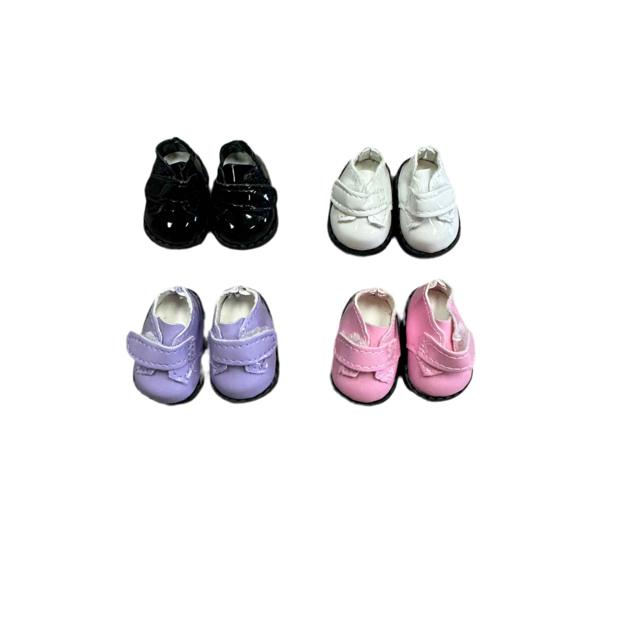 Velcro leather shoes