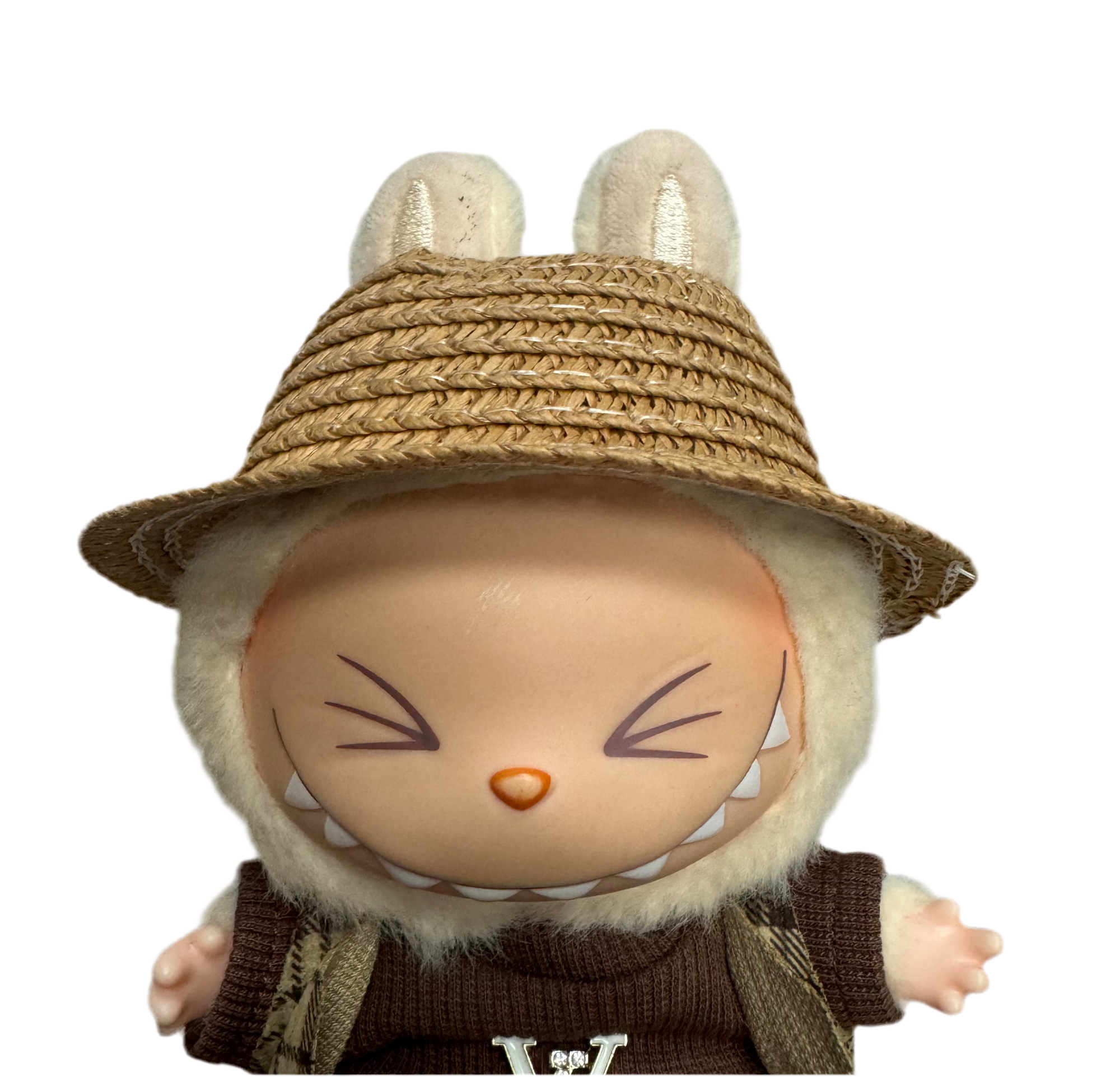 Flat Brim Straw Hat